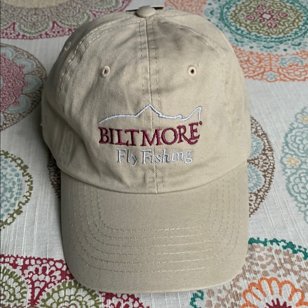 NWT Biltmore Fly Fishing Beige Cap
